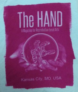 Get your hand-printed Hand Magazine t-shirt!
