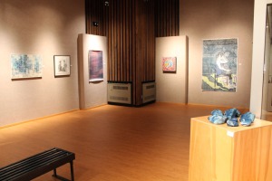 Installation view of "Do You Copy?", a Hand Magazine- curated exhibition at Missouri Western State University.